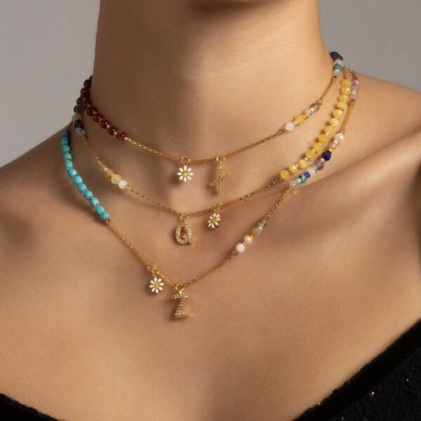 INITAL BIRTHSTONE NECKLACE - Image 2