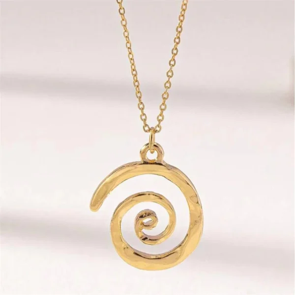 สร้อยคอ Collarbone Chain แหวนเกลียวจี้ - Image 4