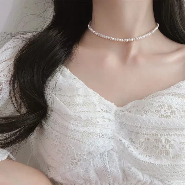 สร้อยคอไข่มุกโช๊กเกอร์ - Image 3