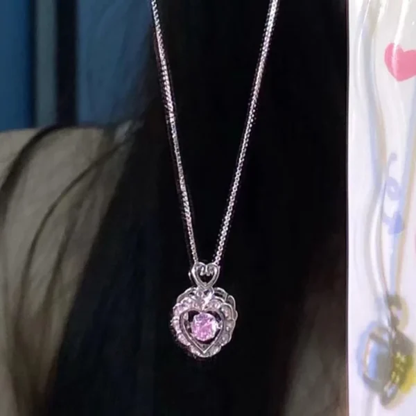 สร้อยคอความถี่ รูปหัวใจ หรูหรา 1 ชิ้น - Image 2