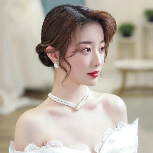 สร้อยคอโซ่ ประดับมุก - Image 4